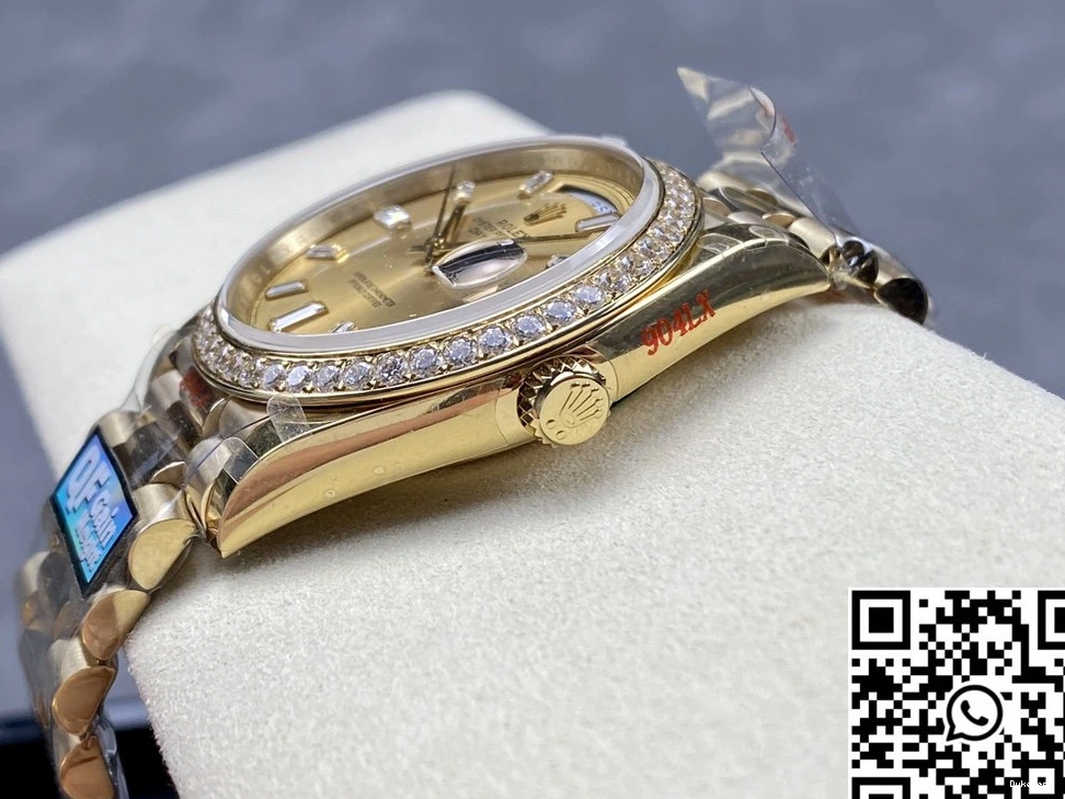 v5 Tungsten QF M228348rbr-0002 Steel Dial Day Factory Gold Rolex Date 1001